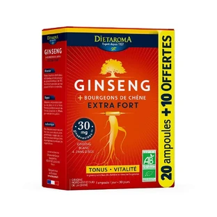 Dietaroma Ginseng Extra Strength Tonus Vitality 30 Ampules