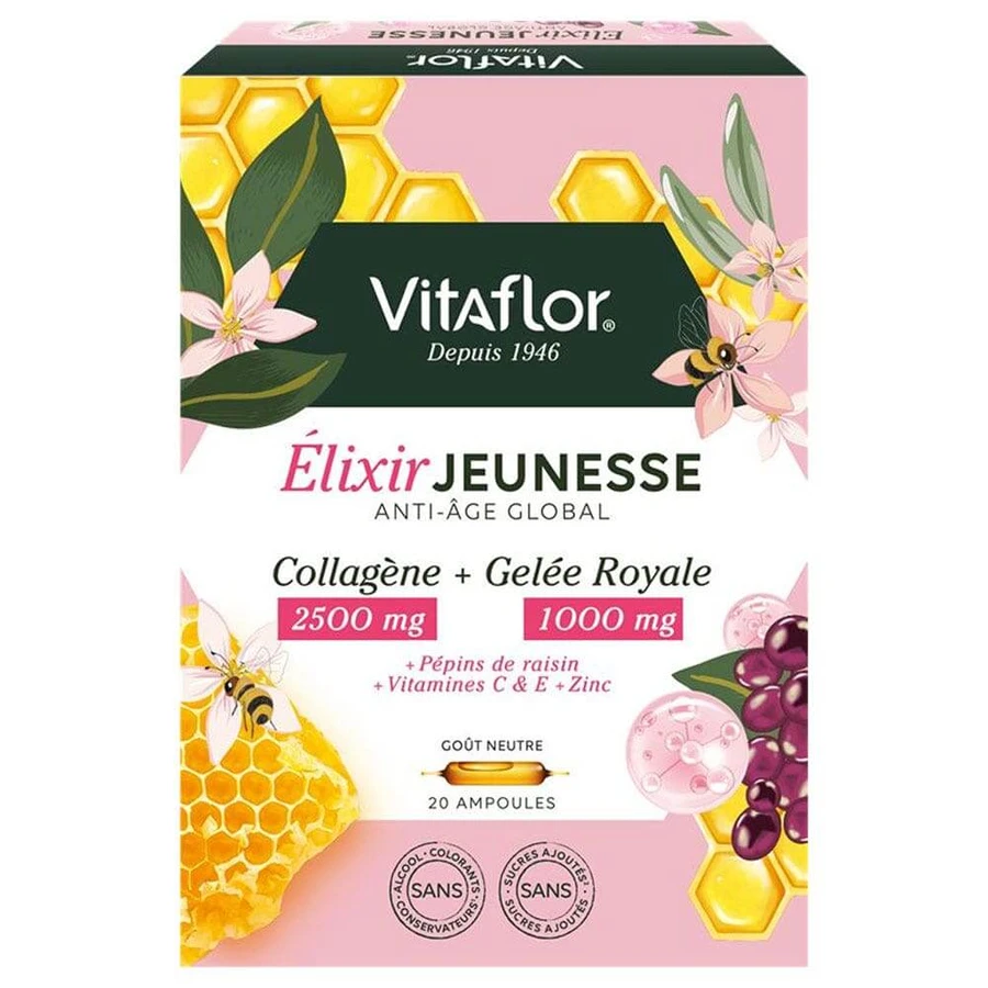 Vitaflor Jeunesse Global Anti-îmbătrânire Neutru 20 fiole