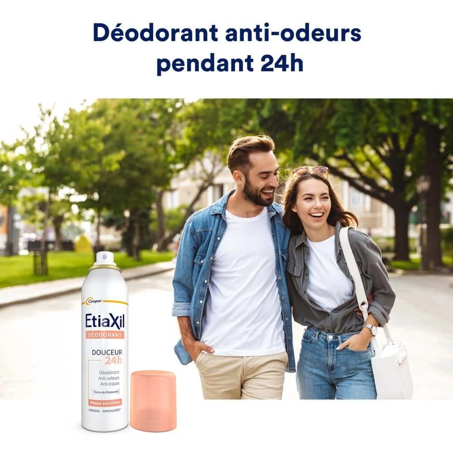 Etiaxil Deodorant Spray Delicacy without aluminum 48 hours Sensitive Skin 2x150ml