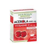 Herbesan Acerola 1000mg Vitamin C 180mg Cherry flavor 30 tablets