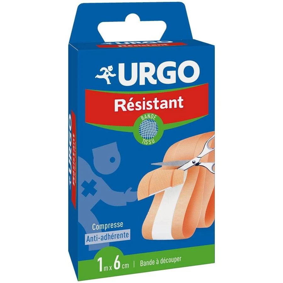 Urgo pleisters 1mx6cm voor zwaar gebruik