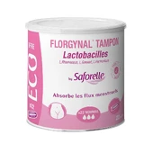 Saforelle Florgynal Tampons with Lactobacillus for Menstruation Compact Normal without applicator ECO x22