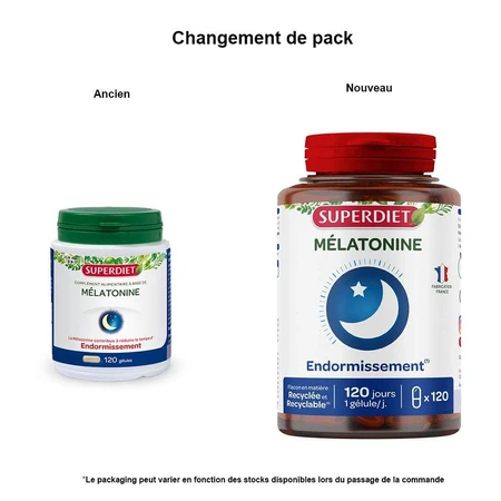 Superdiet Melatonine 120 Capsules