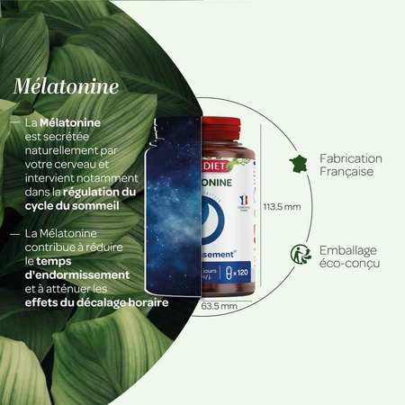 Superdiet Melatonine 120 Capsules