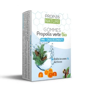 Propos'Nature Green Propolis Gum Trace Elements And Pine Sugar Free 45g