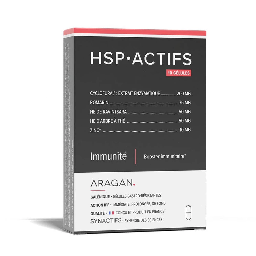 Aragan Synactifs HSP Immnuity Actifa Refuerzo Inmunitario 10 cápsulas