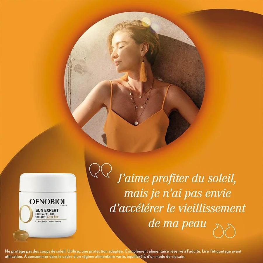 Oenobiol Sun Expert Anti-Ageing Zonnewarmtepomp 2x30 Capsules
