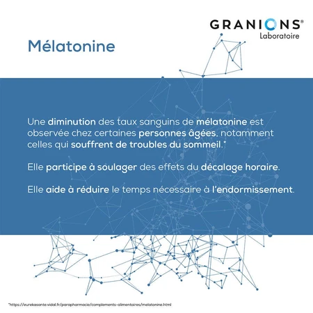 Granions Melatonin 60 Gelules