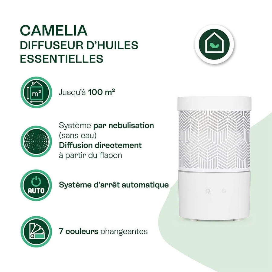 Naturactive Camellia Essential Oil Diffuser