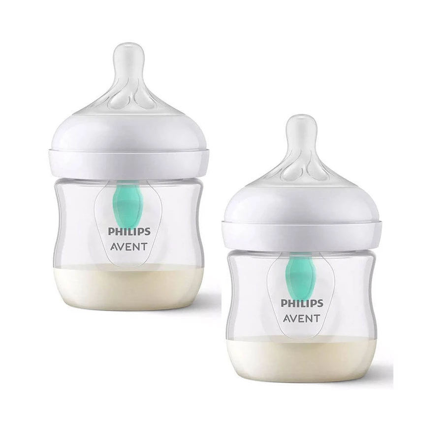 Avent Natural Response Feeding Bottles from Birth 2x125ml