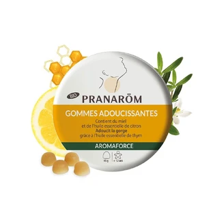 Pranarôm Aromaforce Bio Verzachtende Gommen Citroen en Honing 45g
