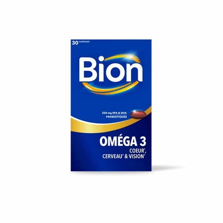 Bion3 Omega 3 Hart Hersenen en Zicht 30 capsules