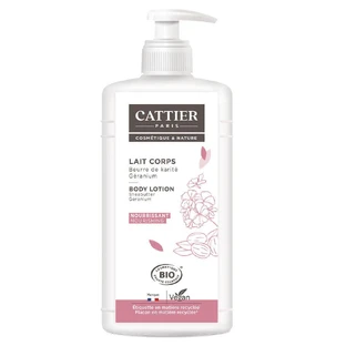 Cattier Body Milk Shea Butter and Geranium Bio 500ml