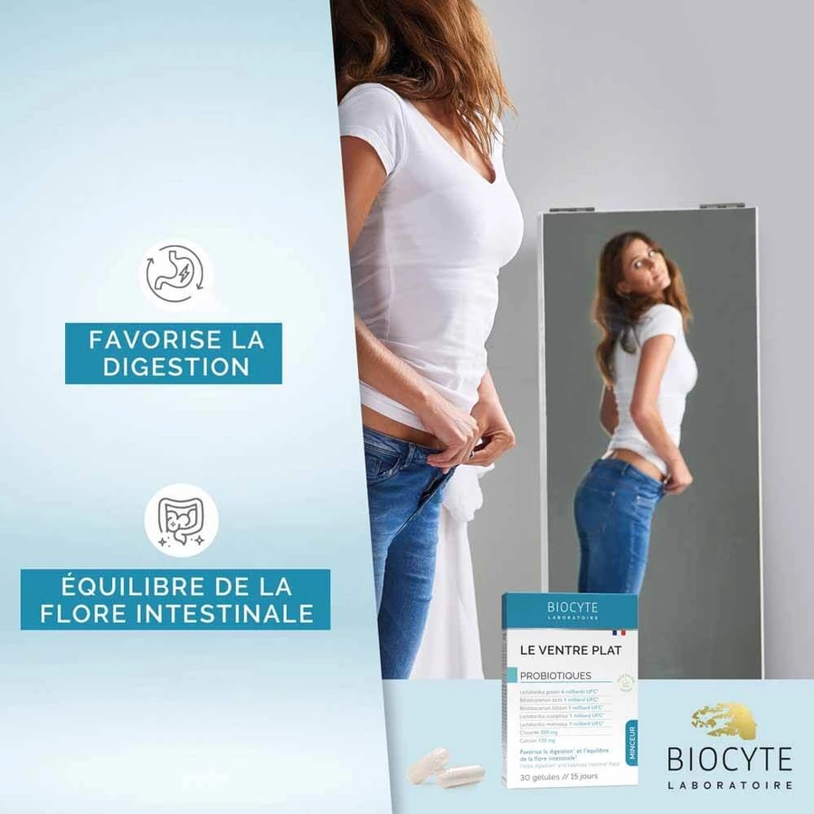 Biocyte Afslanking Le Ventre Plat Probiotiques 30 capsules