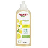 Vaatwasmiddel met citroensmaak, 500 ml, Friendly Organic