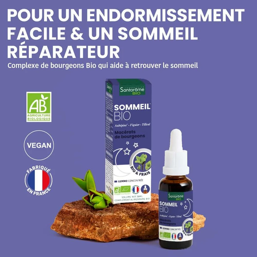 Santarome Tri Complexe de Bourgeons Sommeil Gémmothérapie 30ml