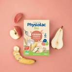 Physiolac Cereal Fruit Banana Apple Pear 6 Months Organic 200g