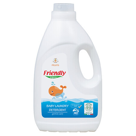 Wasmiddel met fruitige geur, 2000 ml, Friendly Organic