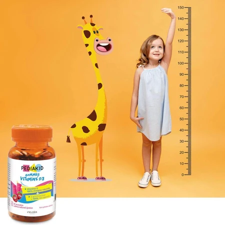 Chicle Pediakid Vitamina D3 60 ositos