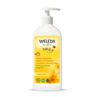 Weleda Calendula Crema detergente Corpo e Capelli Neonati e Bambino 400 ml