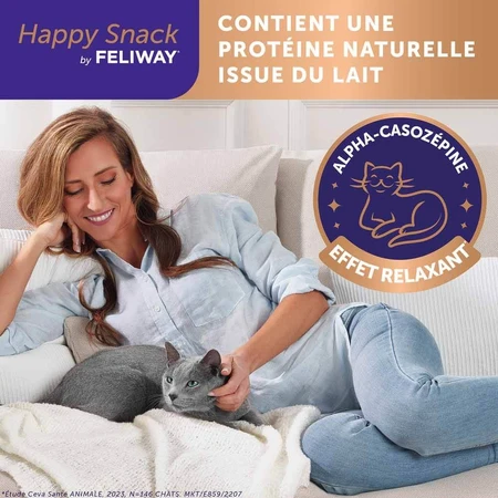 Feliway Happy Snack Met kip ontspannend effect 6 sticks