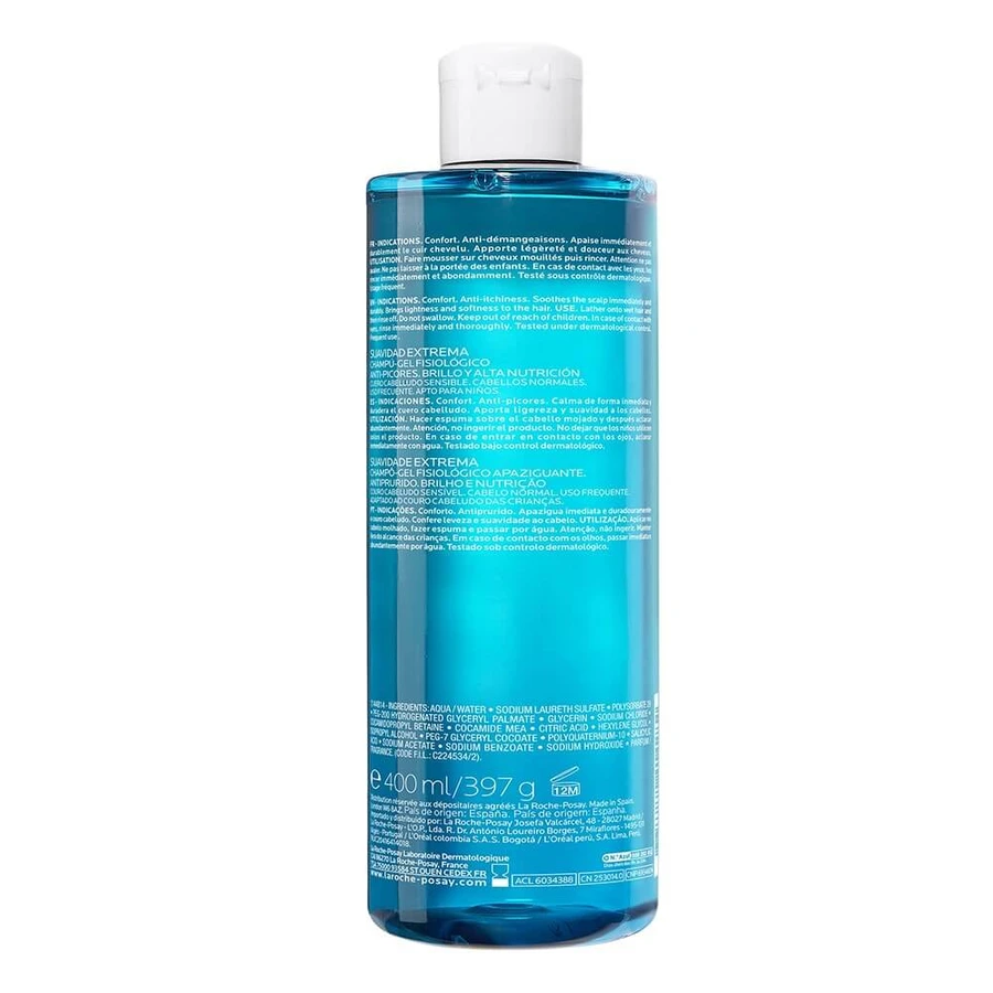 La Roche-Posay Kerium Shampoo-gel Lenitivo Delicato 400ml