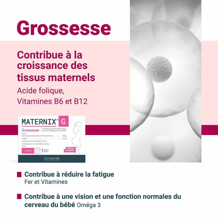 Densmore Gynaecologie Maternix G Zwangerschap x 30 capsules