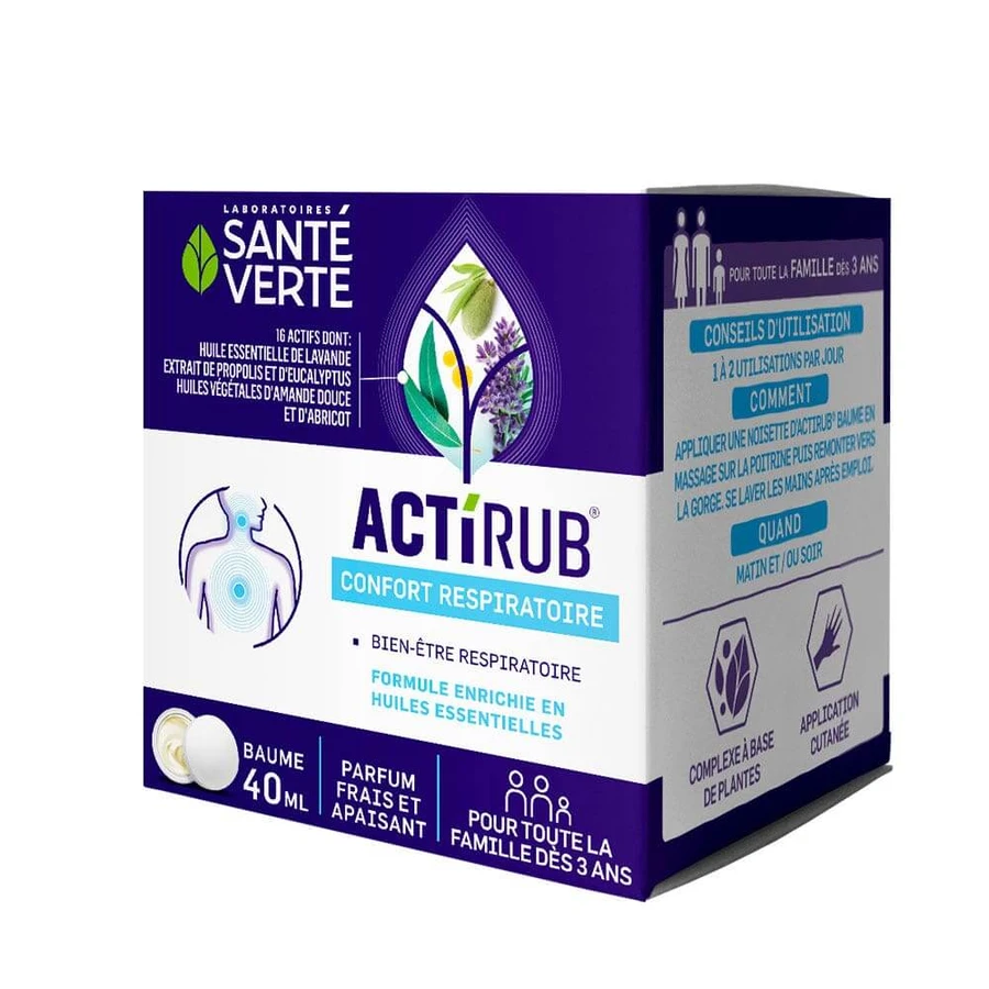 Sante Verte ActiRub Kinderborstbalsem Vanaf 3 jaar 40 ml