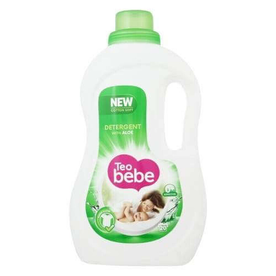 Cotton Soft Aloë Vloeibaar Wasmiddel, 1.1L, Teo Bebe