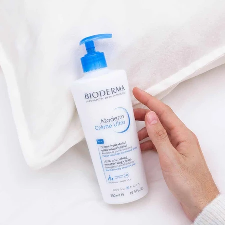 Bioderma Atoderm Ultra voedende gezichts- en lichaamscrème voor de gevoelige huid 500ml