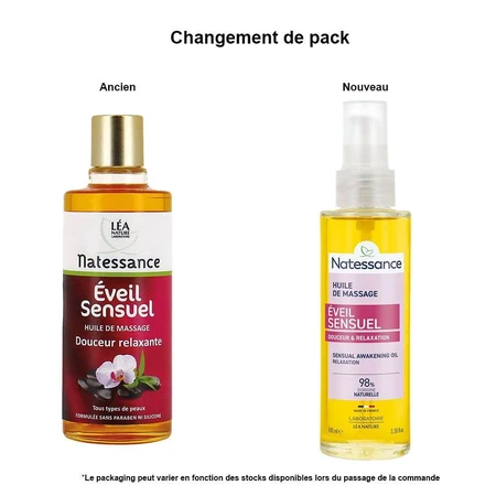 Natessance Sensual awakening Süße und Entspannung Massageöl 100ml