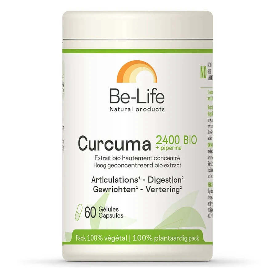 Be-Life Turmeric + Piperine 2400 Bio 60 Capsules