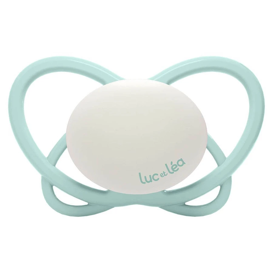 Luc Et Lea Physiological silicone soothers without rings Night 18 months and Plus x2