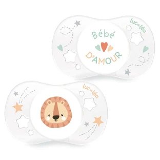 Luc Et Lea Essentiel Symmetrical Silicone Pacifier 0 to 2 months x2