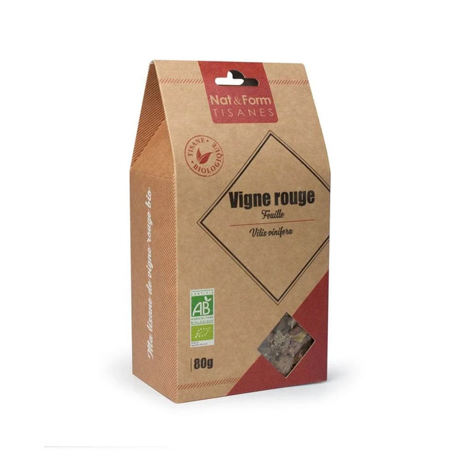 Nat&Form Biologische Rode Wijnstok Kruidenthee 80g