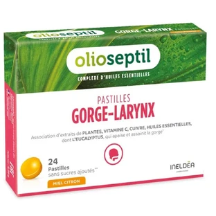 Olioseptil Keel-Larynx Citroen 24 zuigtabletten