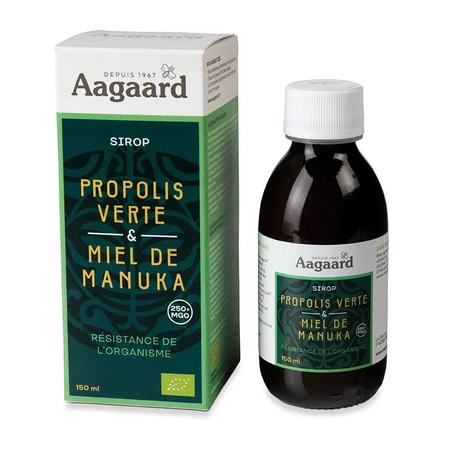 Aagaard Groene Propolis en Organische Manuka Honing 150 ml