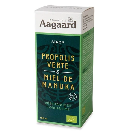 Aagaard Groene Propolis en Organische Manuka Honing 150 ml