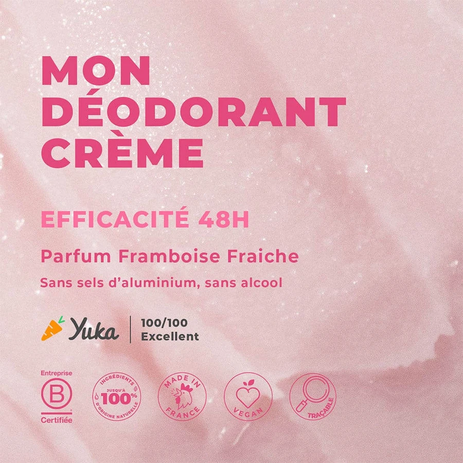 Energie Fruit Deocrema 48h Verse framboos 45g