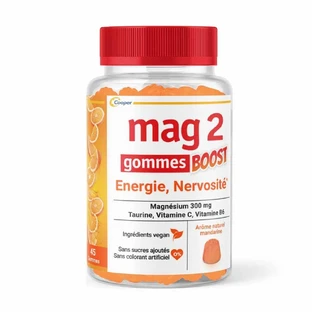 Mag 2 Boost Energie Nervosité 45 Gommes