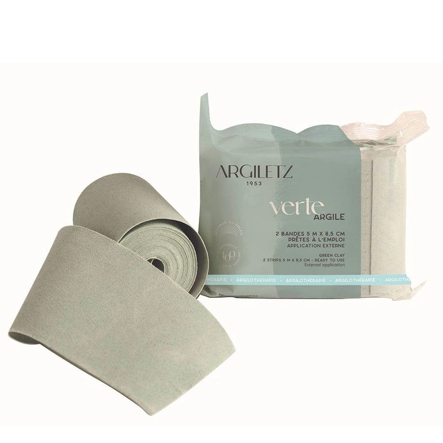 Argiletz Prêtes à l'emploi Green clay 2 Bandages