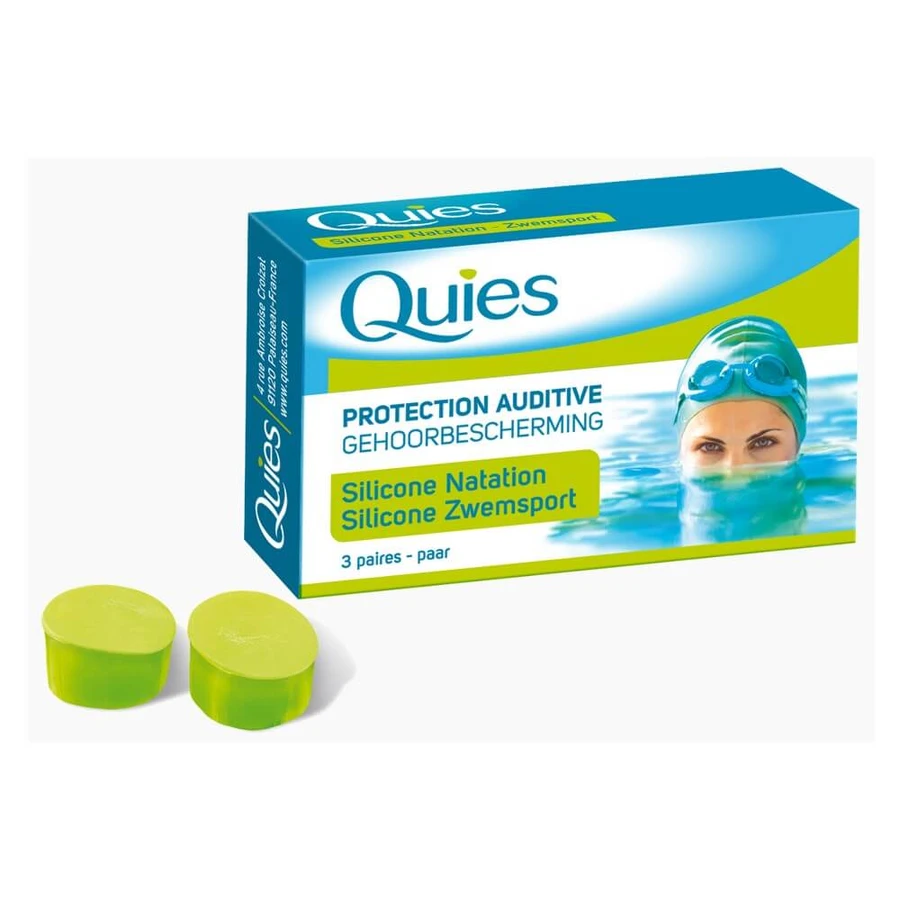 Protectores auditivos Quies Swimming Special Silicone 3 pares