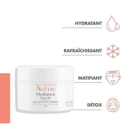 Avène Hydrance Aqua Gel-Crème Gevoelige Gehydrateerde Huid 50ml