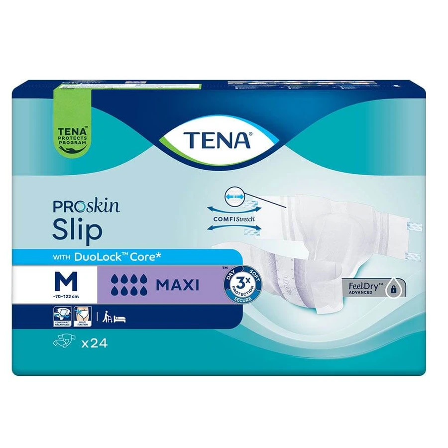 Tena Proskin Slip Maxi Absorb + voor blaaszwakte Maat M x24