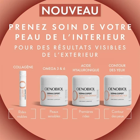 Oenobiol Derma Expert Marine Collageen Anti-Ageing Rimpels 10 shots