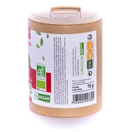 Nat&Form GINKGO BILOBA BIO 200 cápsulas