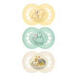 Mam Original Symmetrische Schnuller 18 Monate und Plus x3