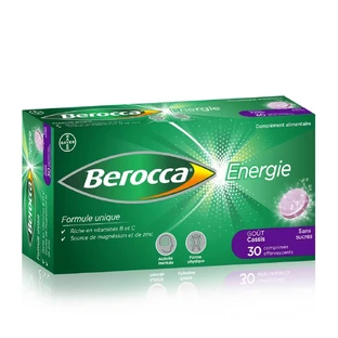 Bayer Berocca Energy zwarte bessensmaak 30 bruistabletten