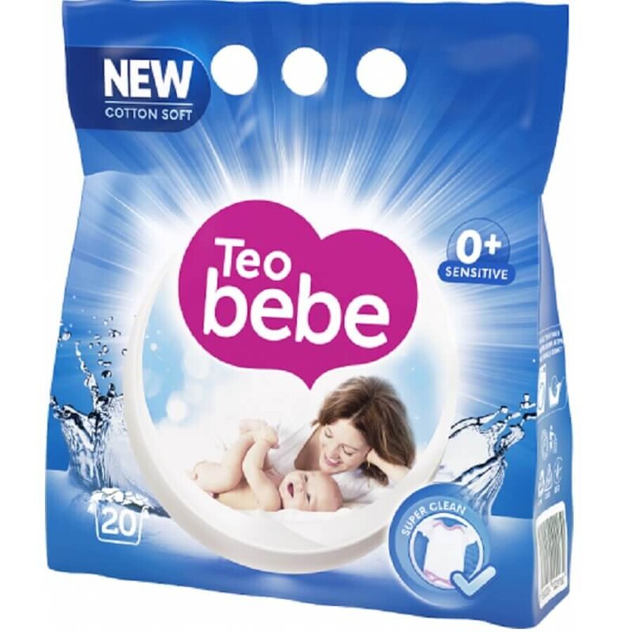 Lessive en poudre pour linge sensible, 1,5 kg, Teo Bebe