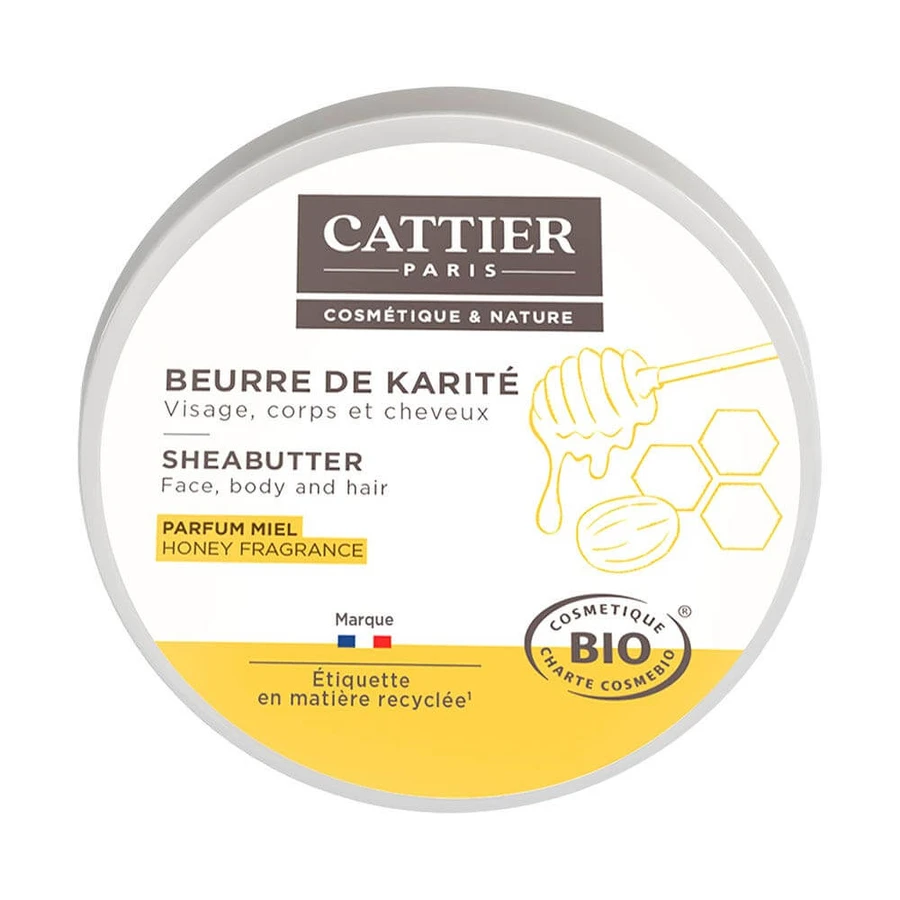 Cattier Sheaboter Honing Biologisch 100g